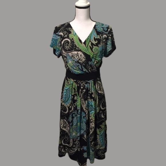 Studio 1940 V Neck dress - Picture 1 of 4